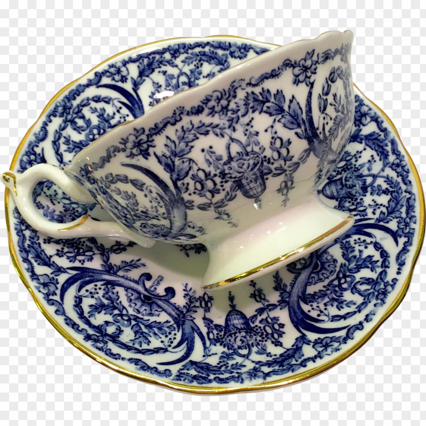 Blue And White Porcelain Bowl Plate Saucer Teacup Ceramic Pottery PNG