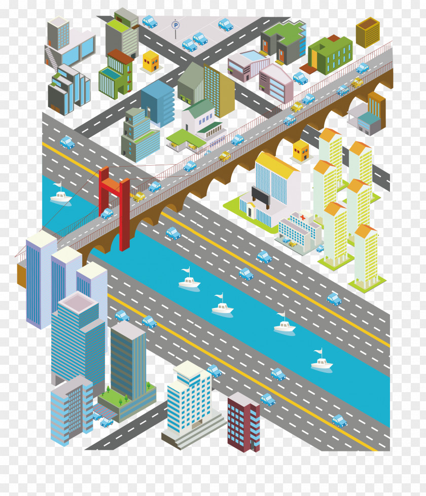 Community Bridge Vector Euclidean PNG