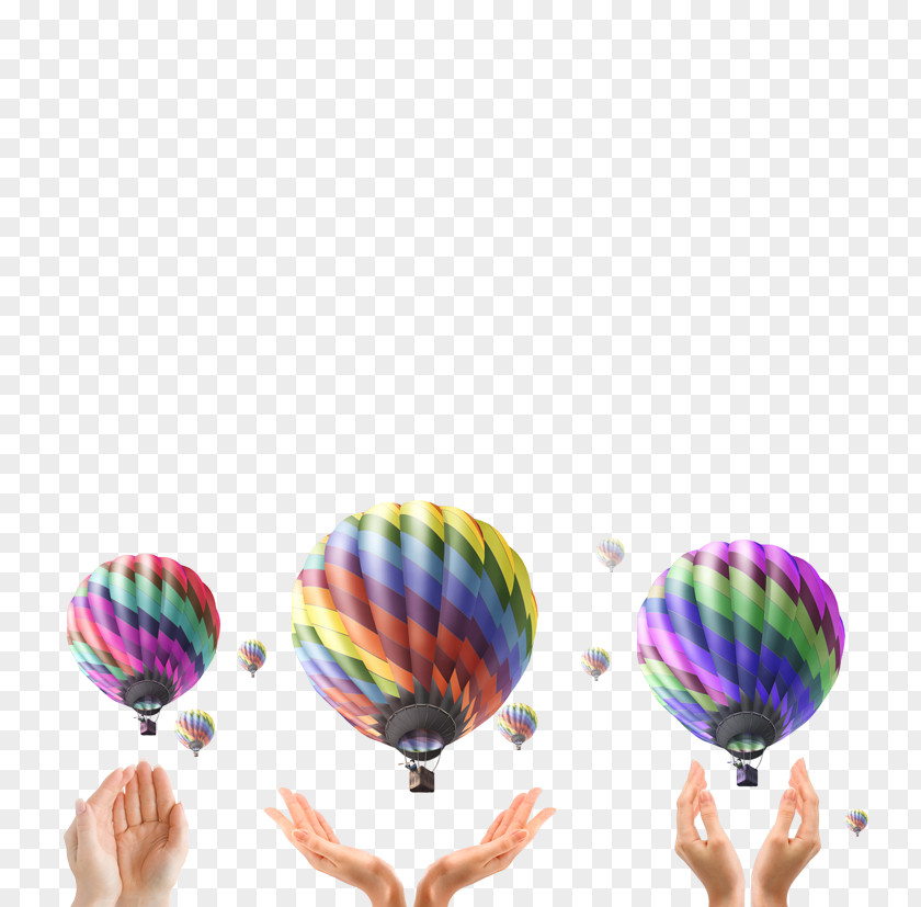 Holding A Hot Air Balloon Software Download Icon PNG