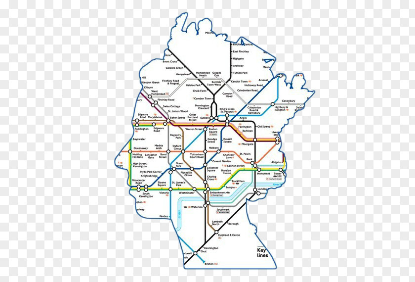 Queen Of England Avatar Map London Underground Tube Rapid Transit Train PNG