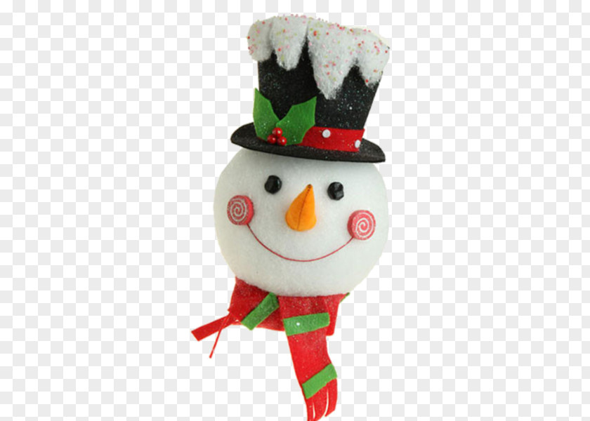 Snowman Creative Styrofoam Head PNG