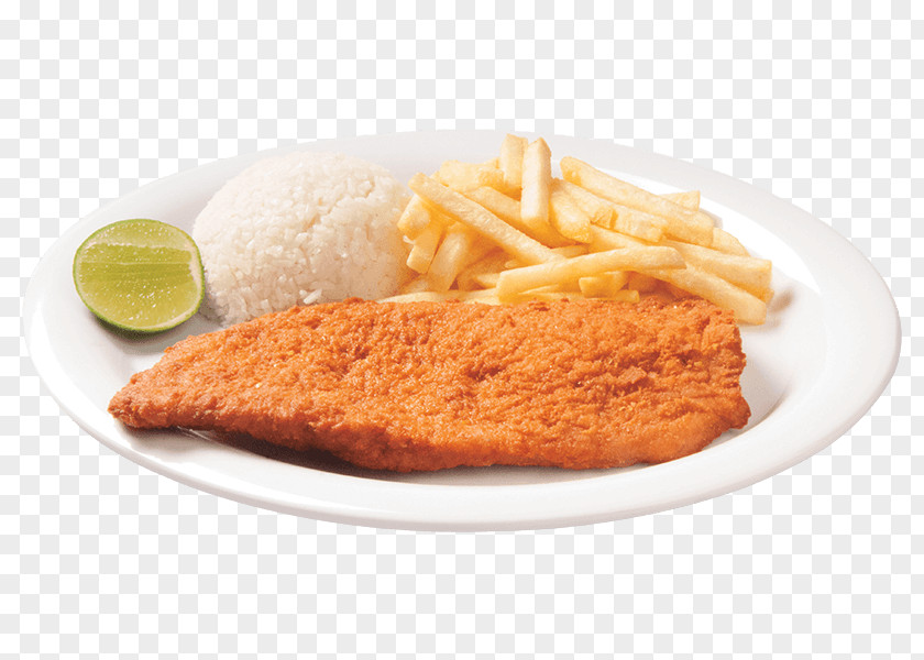 Fried Chicken French Fries Schnitzel Cali Veal Milanese PNG
