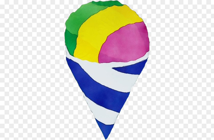 Frozen Dessert Flag Hot Air Balloon Watercolor PNG