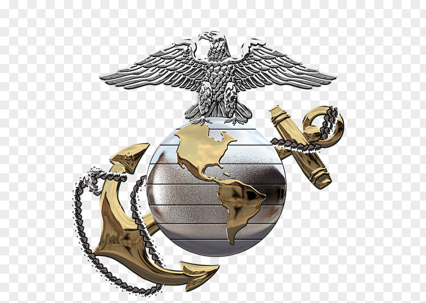 Military Eagle, Globe, And Anchor United States Marine Corps Army Officer Warrant PNG