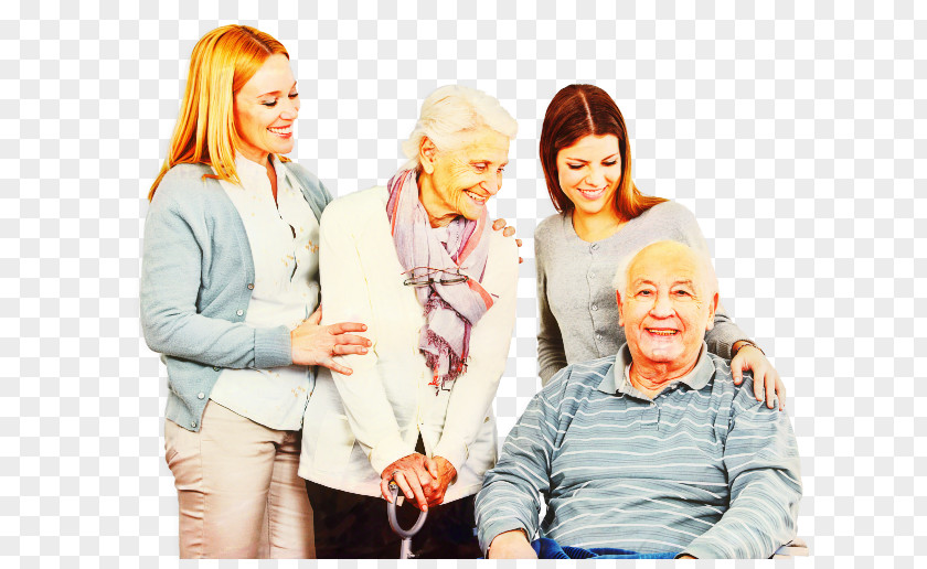 Team Family Old Age People PNG