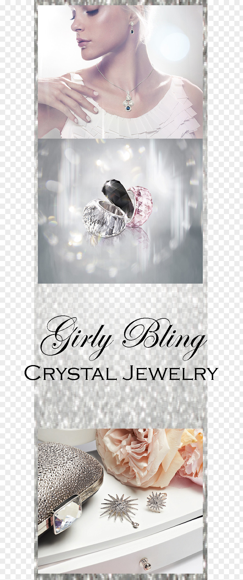 Wedding Jewelry Rhodium Ring Swarovski AG Eyelash Plating PNG