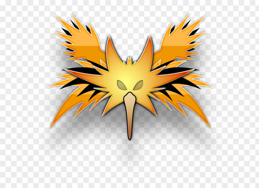 Zapdos Symbol Legendary Bird Trio Moltres Articuno PNG