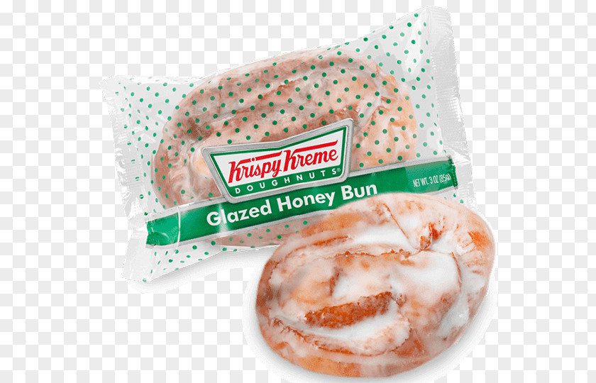 Krispy Kreme Donuts Cinnamon Roll Honey Bun Glaze PNG