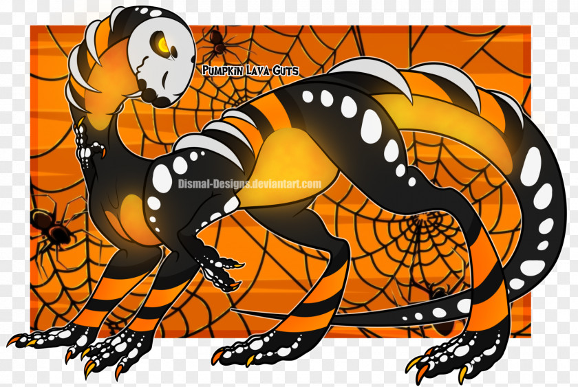 Pumpkin Skeleton Ribs Illustration Cloth Napkins Insect Wing Cartoon PNG