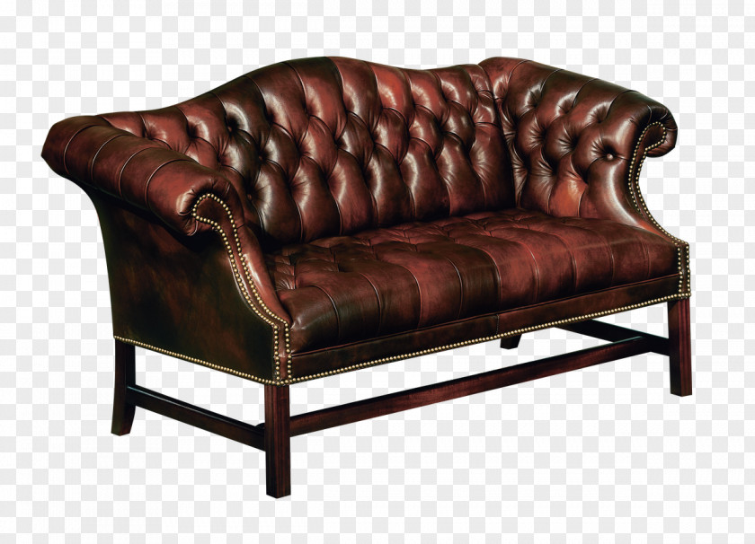 Furniture Couch Table Tufting Leather Sofa Bed PNG