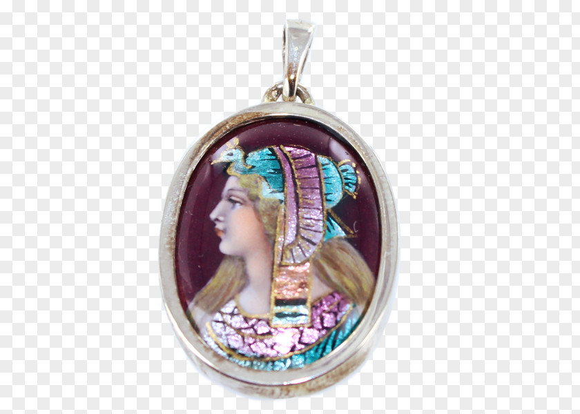 Jewellery Locket Limoges Enamel Vitreous PNG