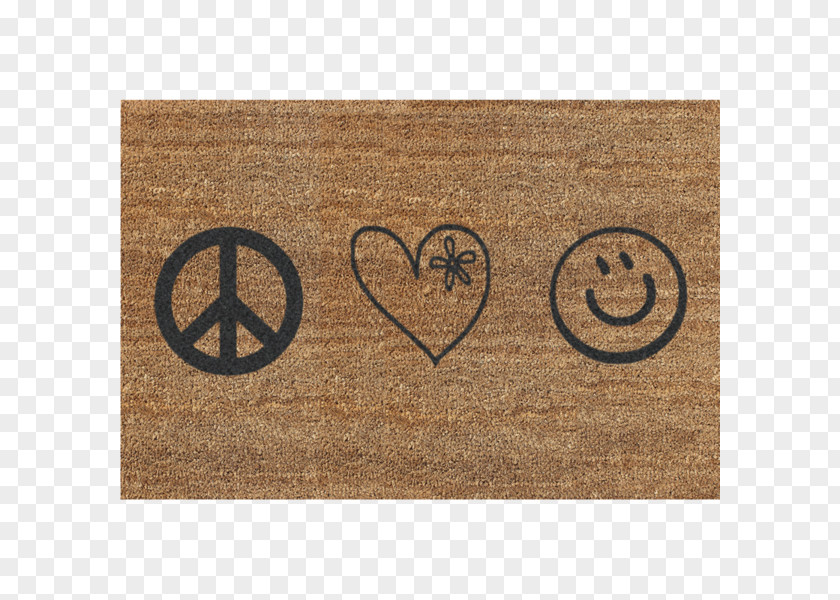 Peace Love And Happiness Car Bus Signage Eating Sticker PNG