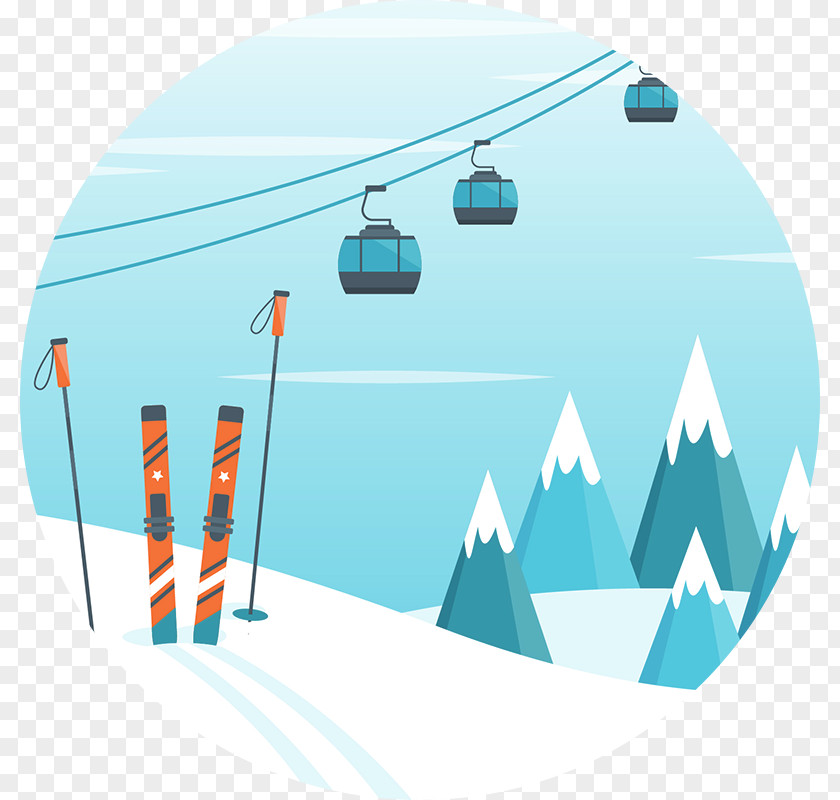 Skiing Alpine Ski Resort Lift PNG
