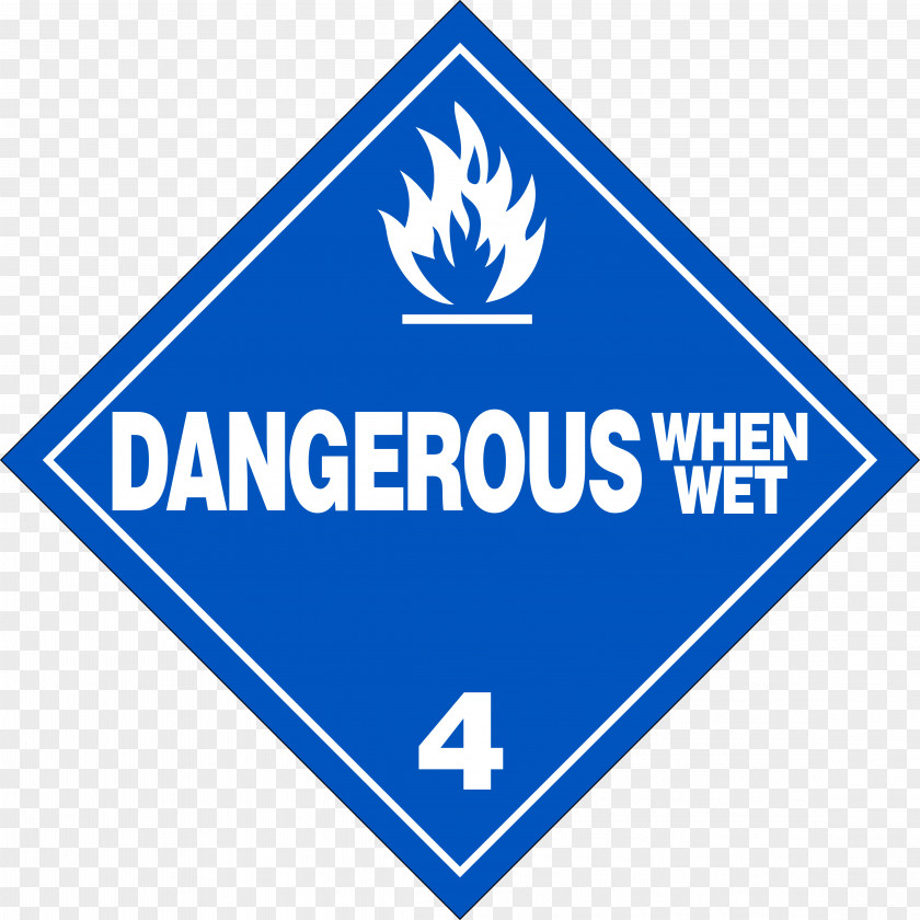 Dangerous Goods Placard Combustibility And Flammability HAZMAT Class 9 Miscellaneous Material PNG