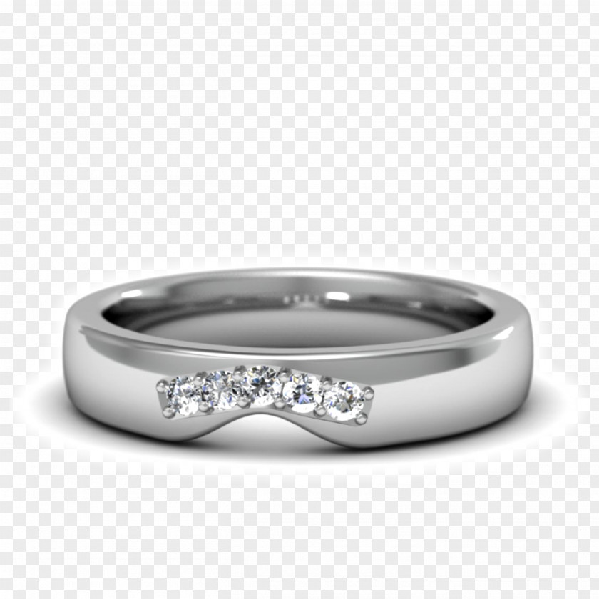 Wedding Ring Diamond Silver PNG
