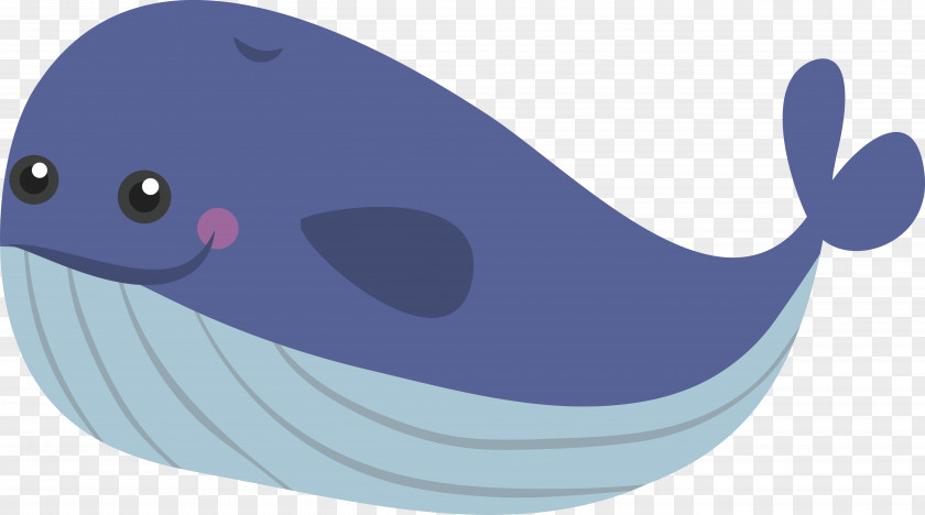 Lovely Blue Whale PNG