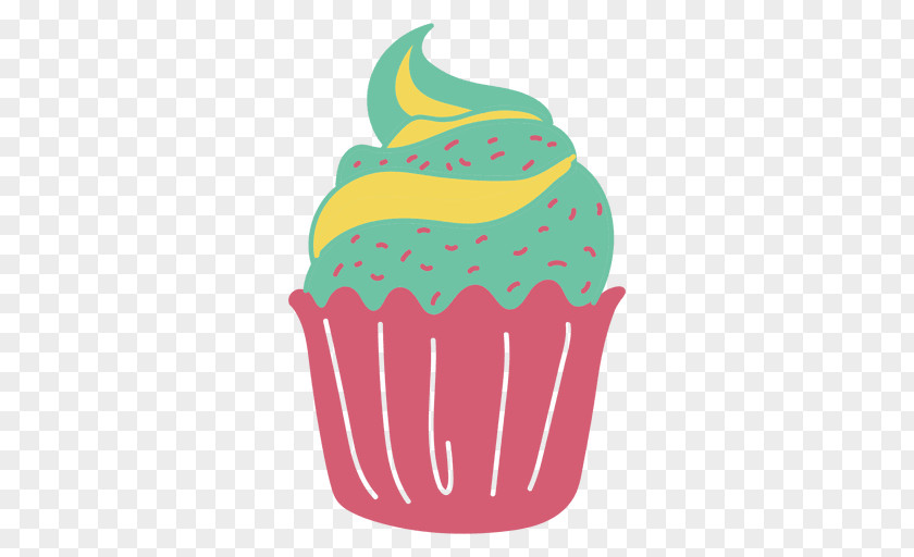 Pastel Cupcake Birthday Cake Clip Art PNG