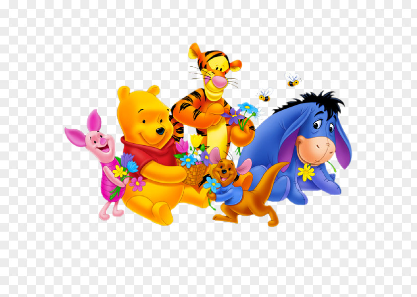 Winnie The Pooh Tigger Piglet Eeyore Roo PNG