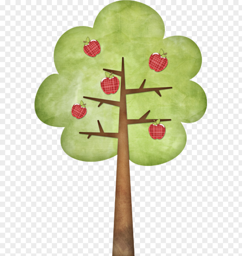Cartoon Apple Tree PNG