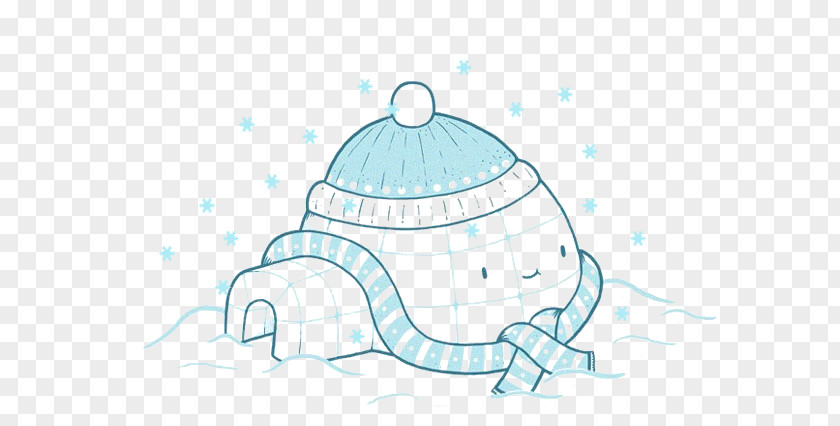 Cartoon Igloo Drawing Humour Art Illustration PNG