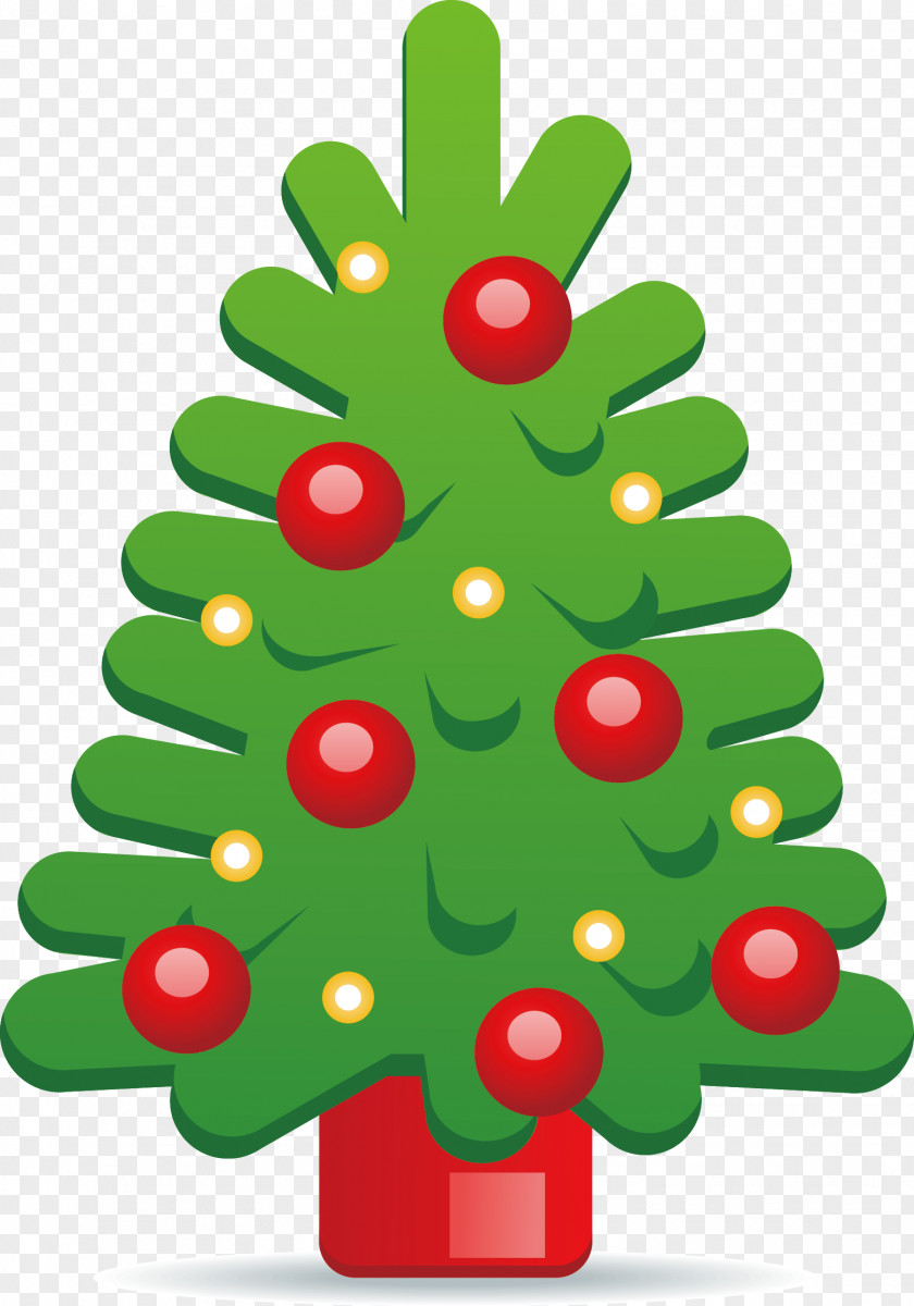 Christmas Tree Vector New Year PNG