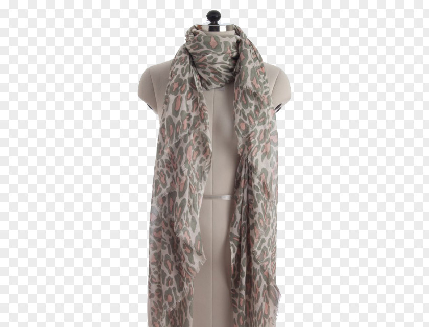 Leopard Print Fashion Scarf Animal Suit Clothing Accessories PNG