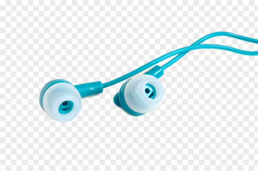 Light Blue Headphones Baby PNG
