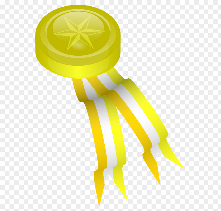 Ribbon Gold Medal Award Clip Art PNG
