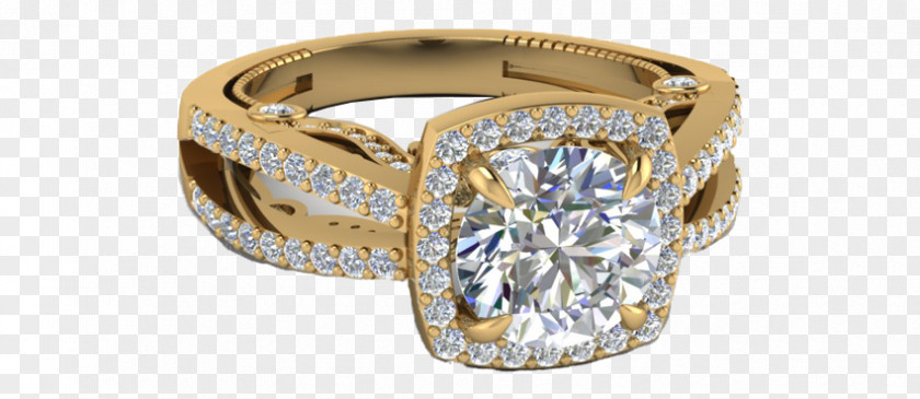 Sai Gon Diamond Engagement Ring Wedding Gold PNG