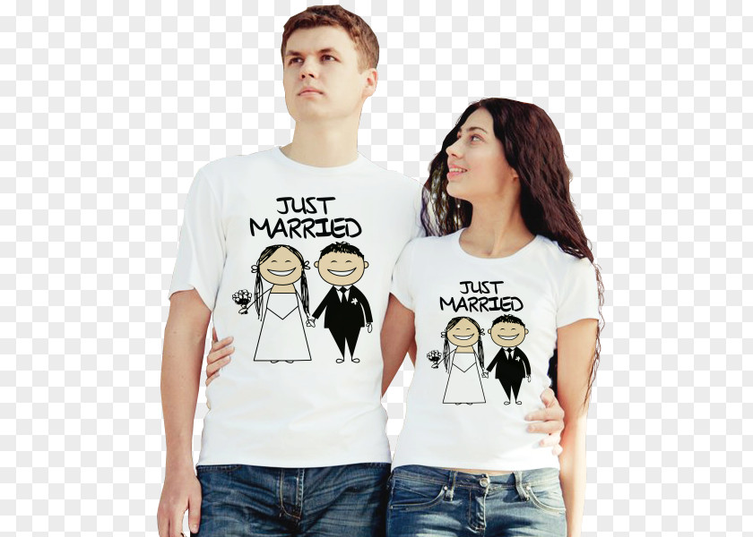 T-shirt Newlywed Gift Bride Clothing Sizes PNG
