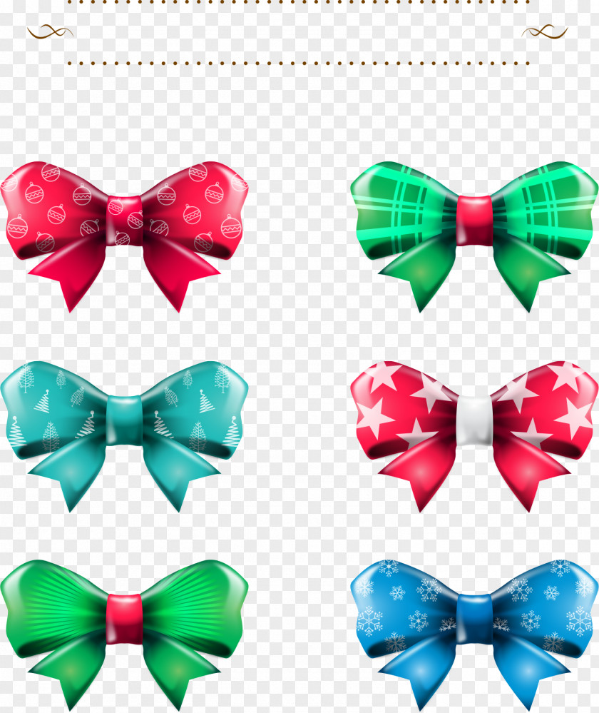 Christmas Exquisite Bow Tie Ribbon Shoelace Knot PNG