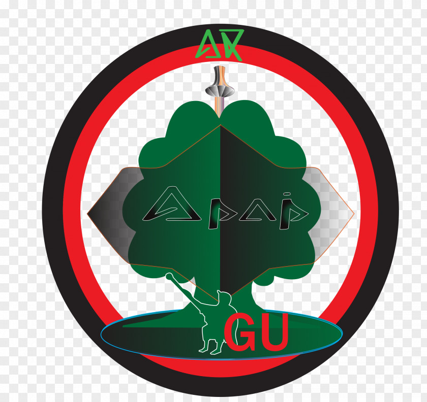Christmas GU Energy Labs Logo Emblem Ornament PNG