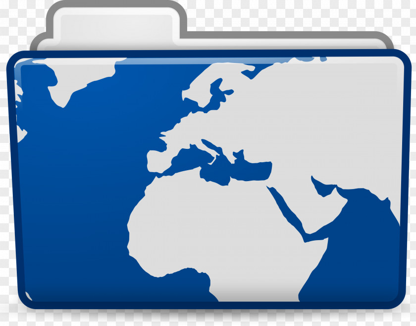 Folders Earth Globe World Map PNG