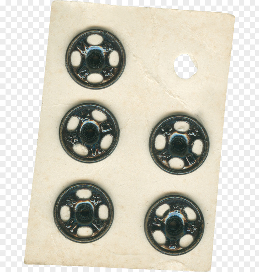 Handmade Button Metal Wheel PNG