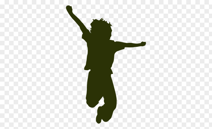 Jumping Silhouette Dance PNG