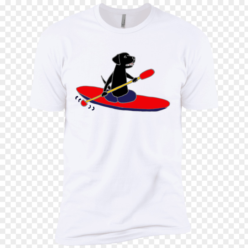 Labrador Dog T-shirt Retriever Sleeve Logo Kayaking PNG