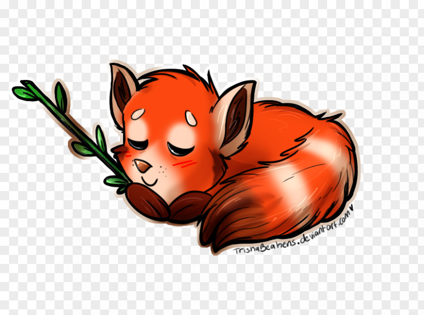 Red Panda Fox Claw Clip Art PNG