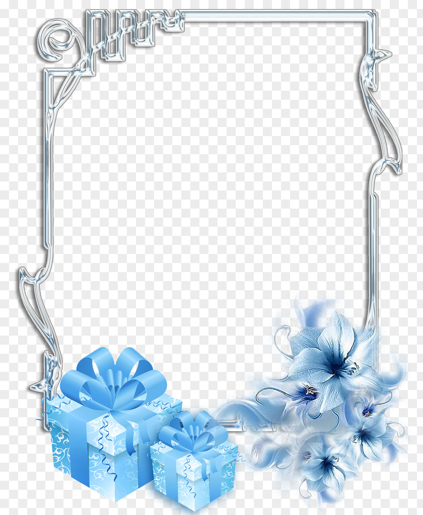 Silver Frame Christmas Picture Frames Gift Clip Art PNG