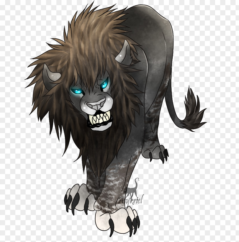 Werewolf Cat Cartoon Demon PNG