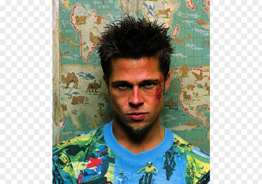 Brad Pitt Tyler Durden Fight Club Character Male PNG