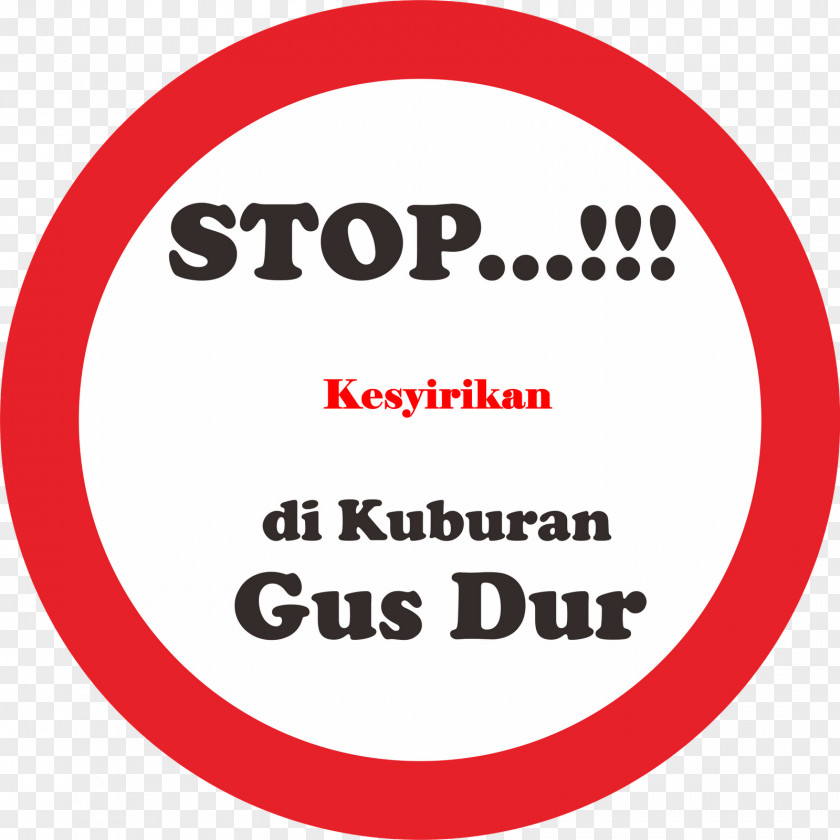 Gusdur Traffic Sign Road Warning PNG