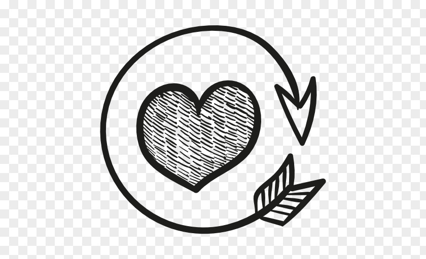 Heart Love Arrow Sign PNG