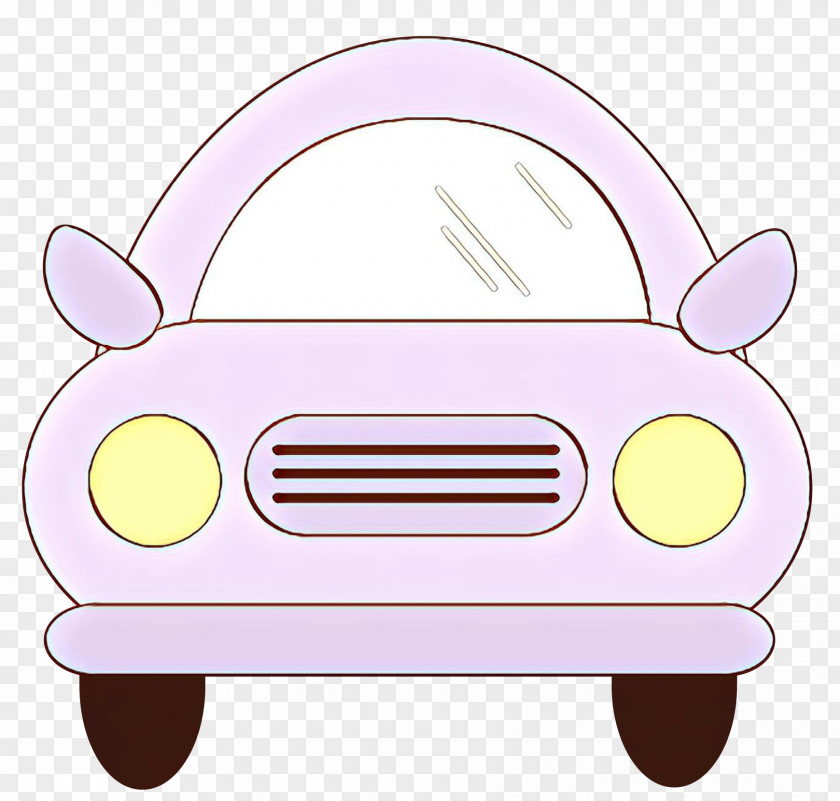 Smile Purple Yellow Motor Vehicle Pink Clip Art Cartoon PNG