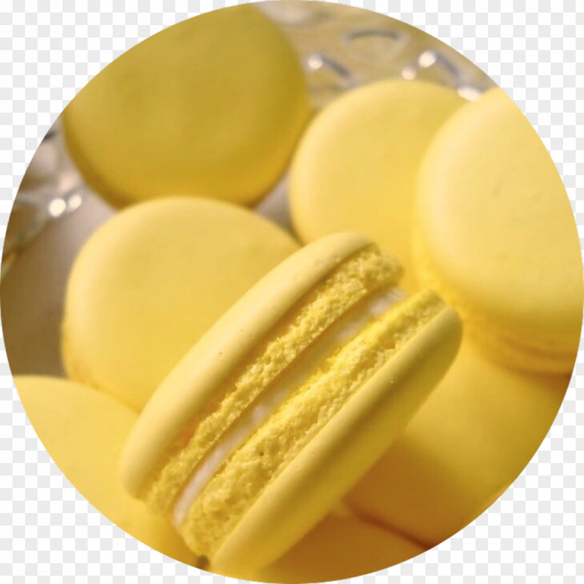 Yellow Aesthetic Pastel Macaron Macaroon Food Pastry Buttercream PNG