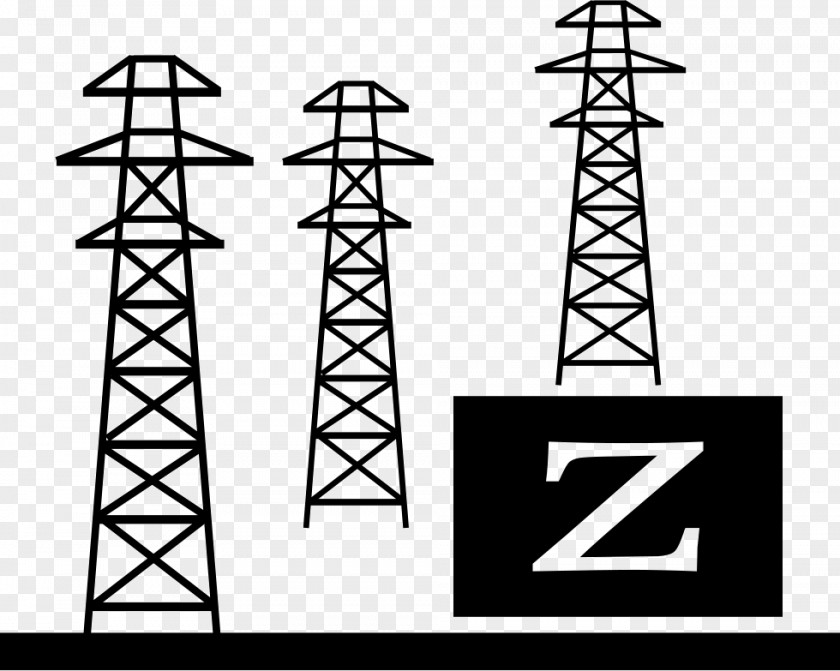 Electricity Electrical Substation Transmission Tower Electric Power PNG