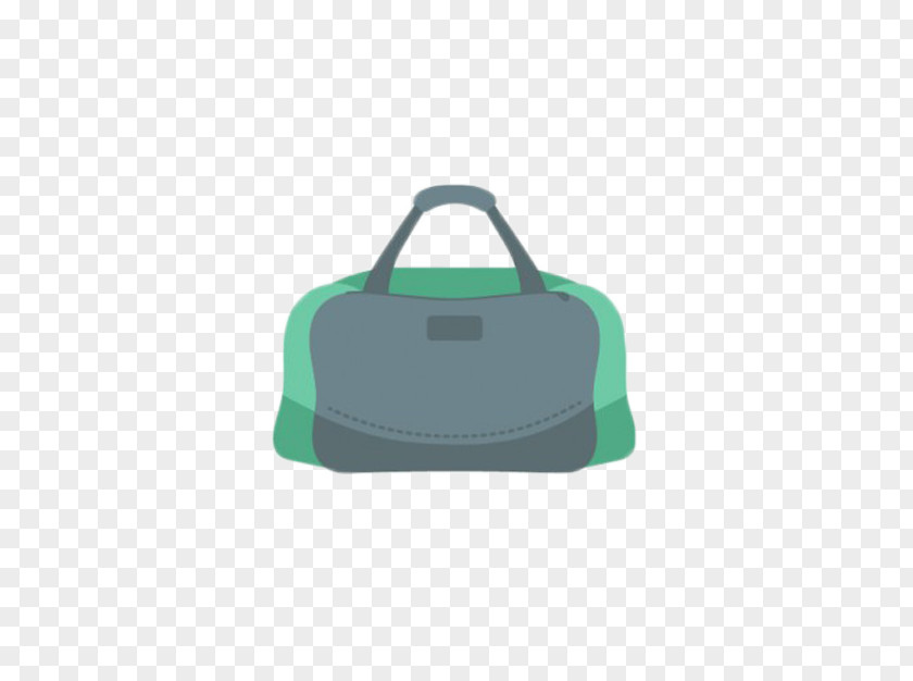 Grey Cartoon Hand Luggage Baggage Travel PNG