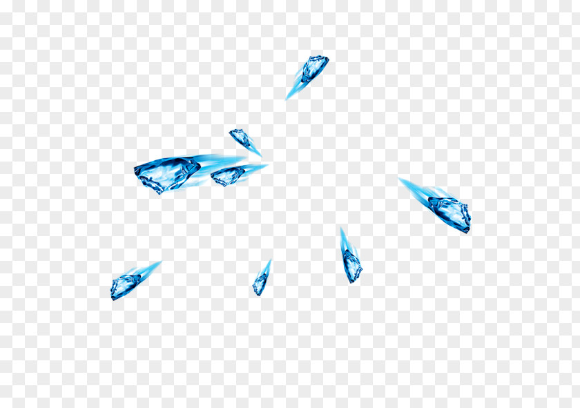 Ice Blue Cube Logo PNG