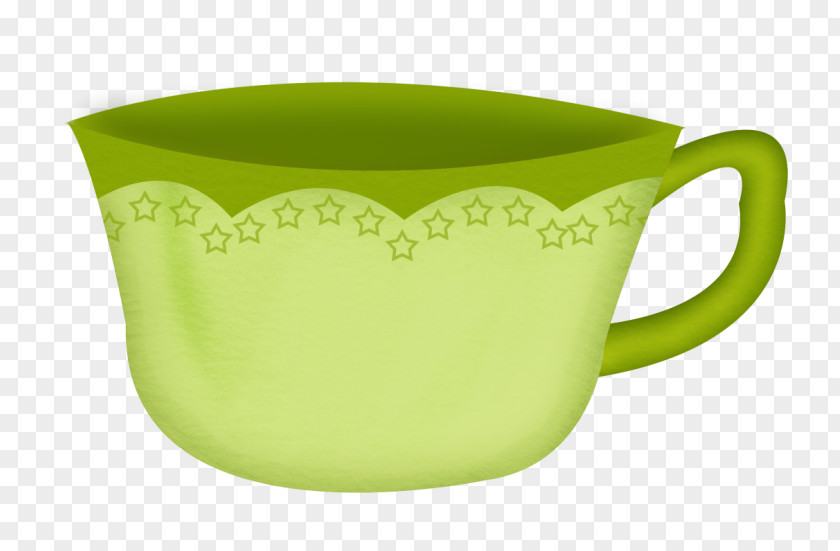 Tea Coffee Cup Mug Green PNG