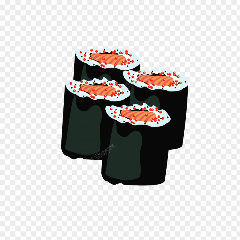 Wakame Roll Sushi Vector Graphics Japanese Cuisine Food PNG