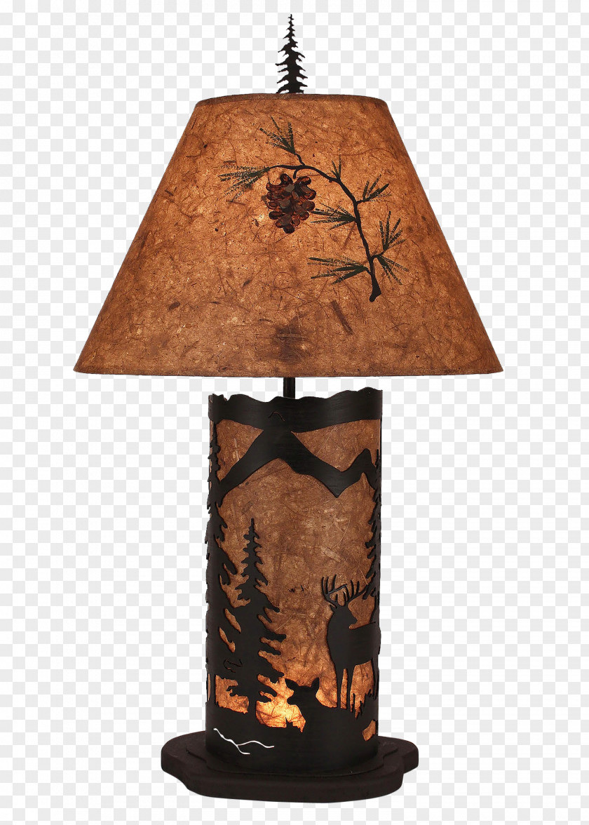 Lamp Deer Bedside Tables Light PNG